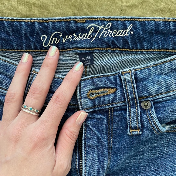 Universal Thread High Rise Boot Crop Jeans - Picture 2 of 4